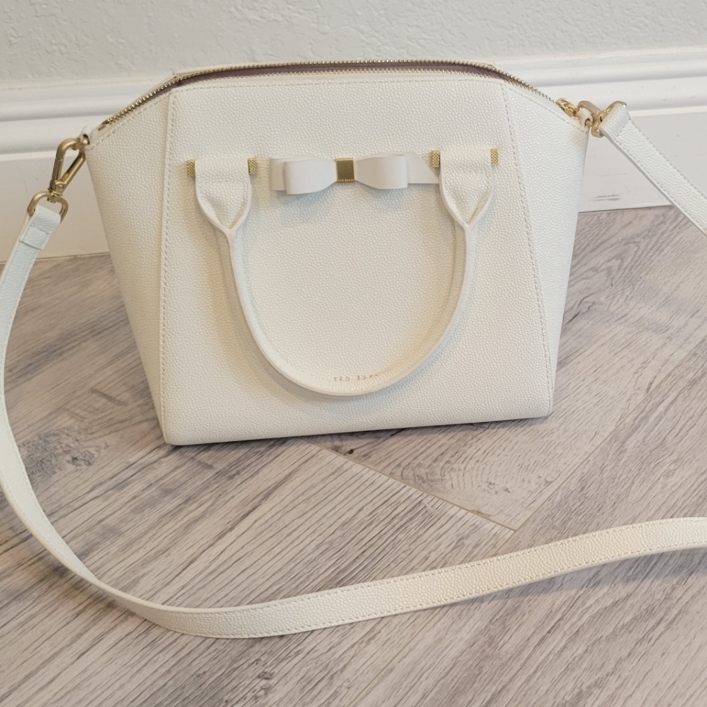 White handbag. Ted Baker. Worn once
